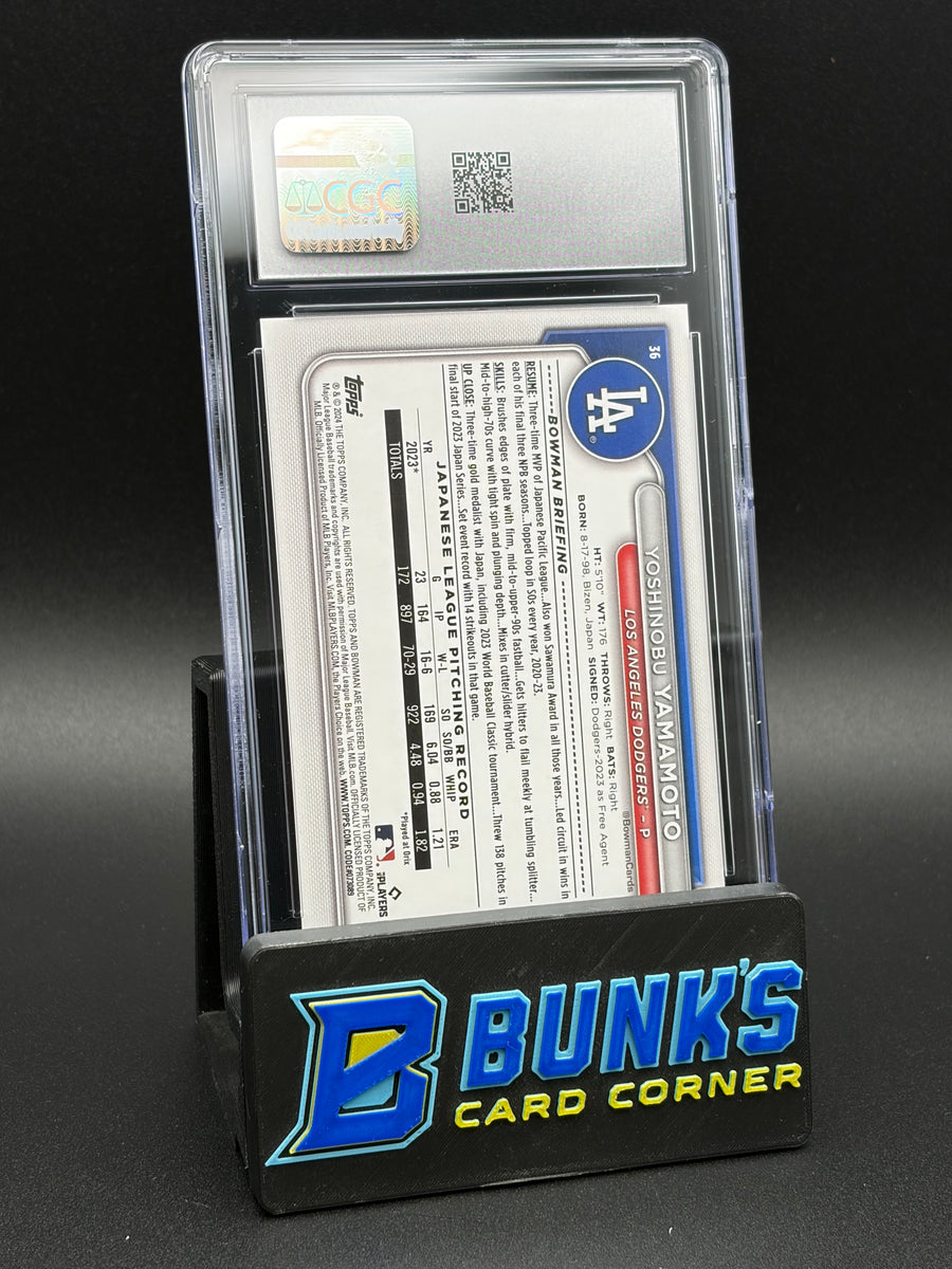 2024 Yoshinobu Yamamoto Bowman CGC 9.5 RC
