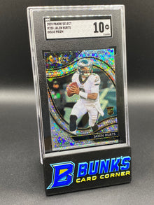 2020 Jalen Hurts Disco Prizm SGC 10