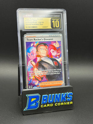 Team Rocket's Giovanni SIR CGC Pristine 10