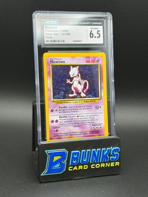 Mewtwo Holo CGC 6.5