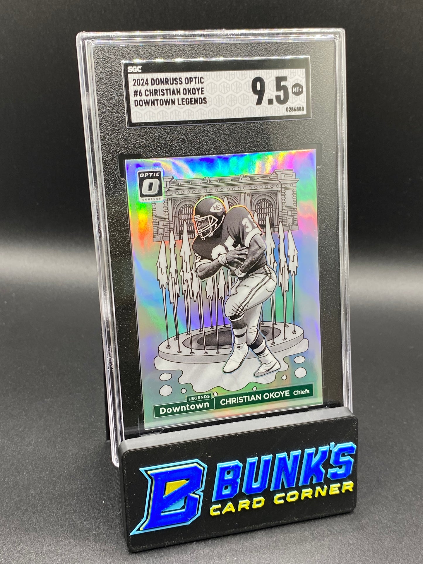2024 Christian Okoye Downtown Legends SGC 9.5