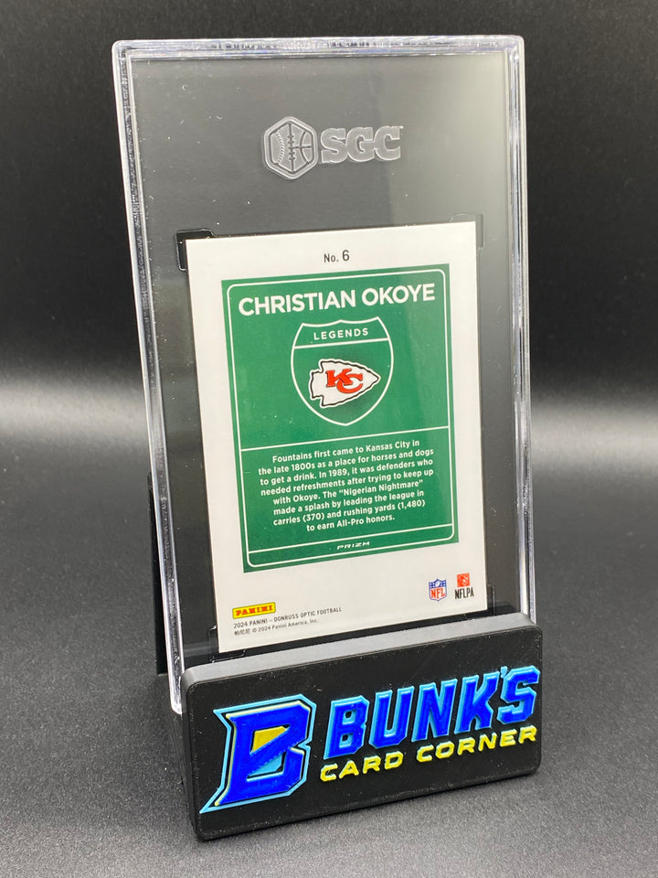2024 Christian Okoye Downtown Legends SGC 9.5
