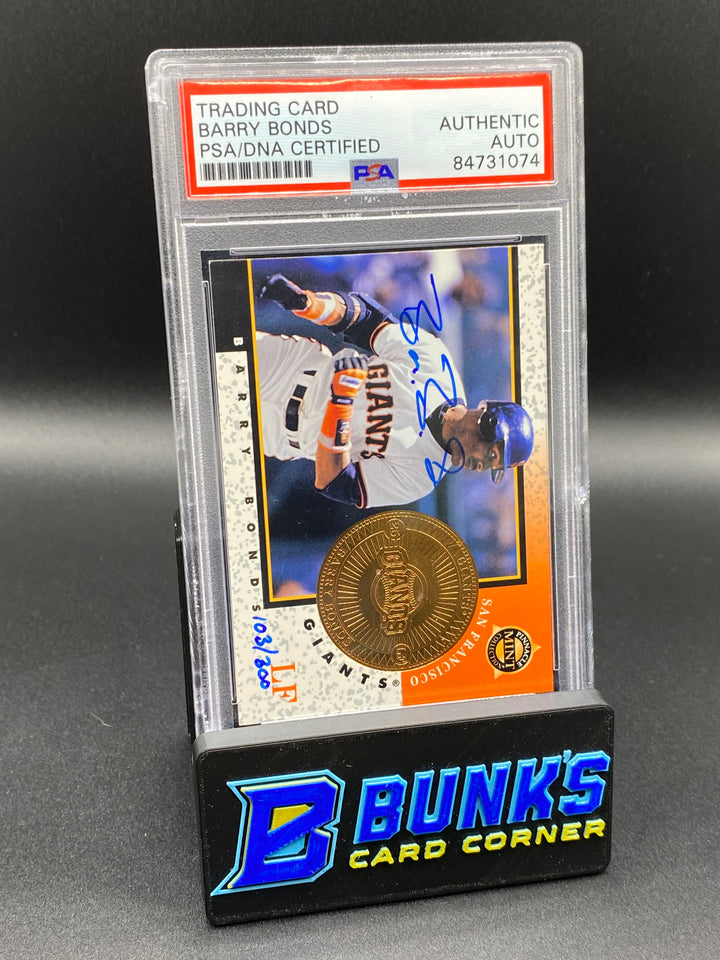 1998 Barry Bonds PSA Authentic Auto.