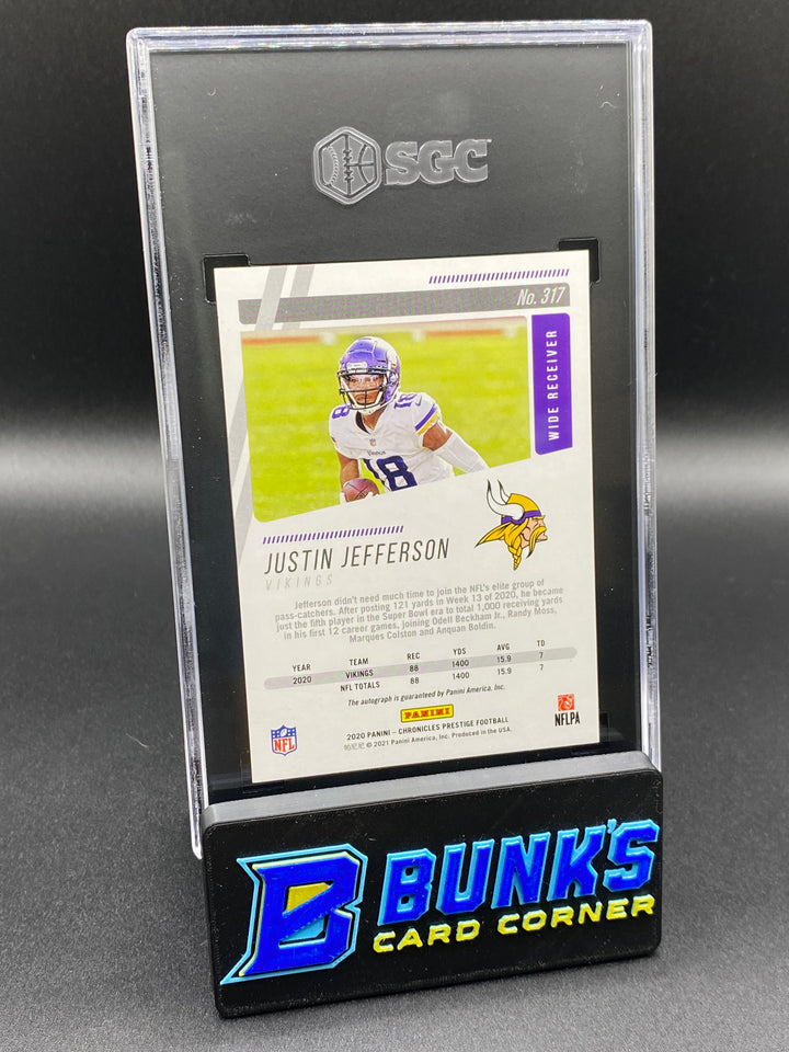 2020 Justin Jefferson Prestige Auto. Xtra Points SGC 10/9.5