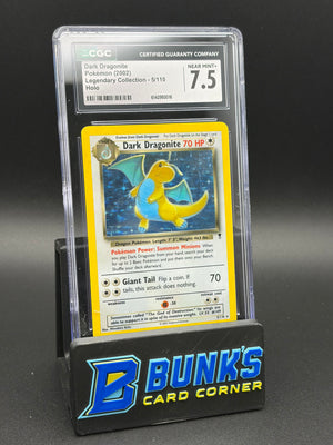 Dark Dragonite Legendary Collect Holo CGC 7.5