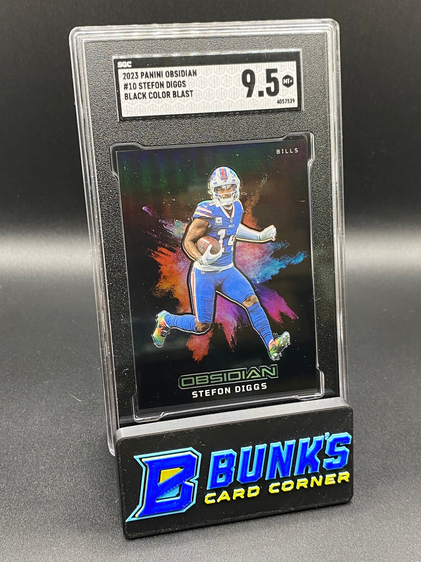 2023 Stefon Diggs Black Color Blast SGC 9.5
