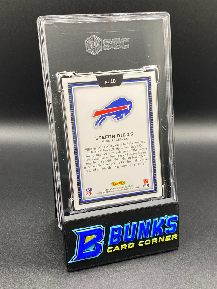 2023 Stefon Diggs Black Color Blast SGC 9.5