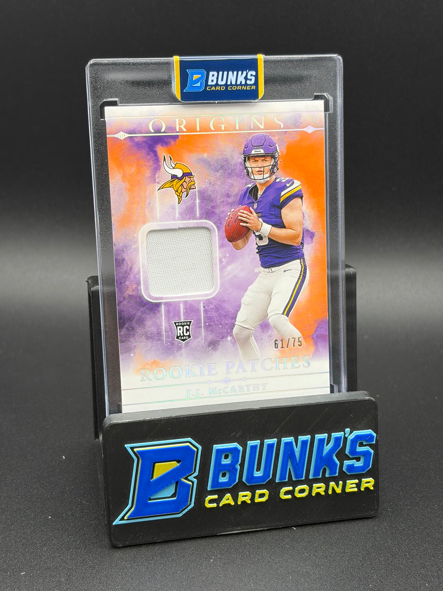 2024 JJ McCarthy Origins Rookie Patches 61/75