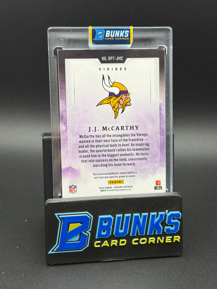 2024 JJ McCarthy Origins Rookie Patches 61/75