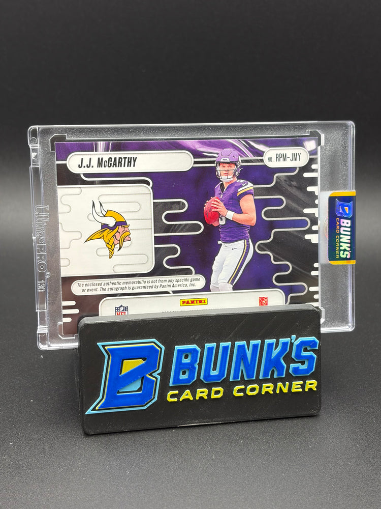2024 JJ McCarthy Absolute Triple Patch Auto RC 176/399