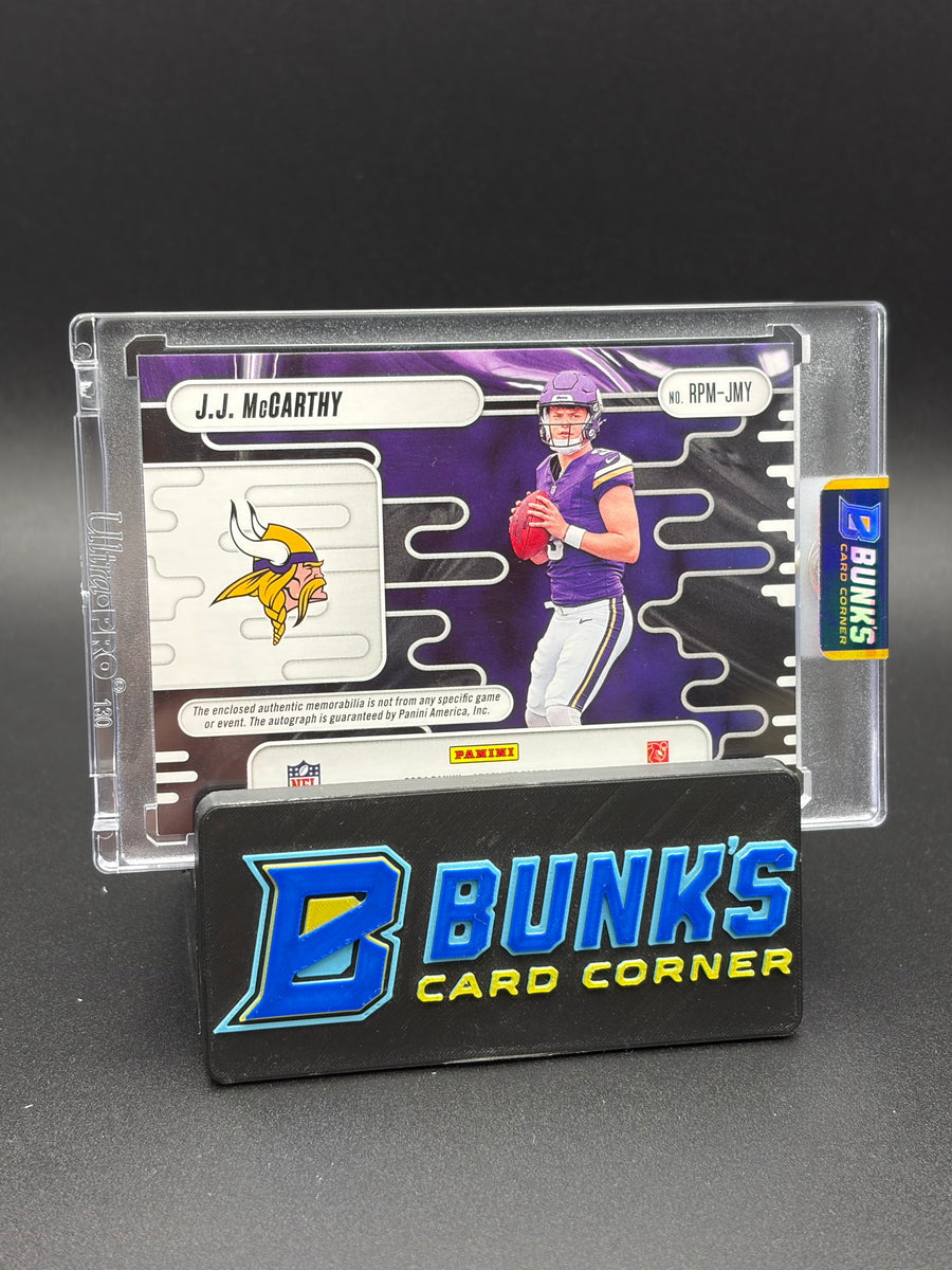 2024 JJ McCarthy Absolute Triple Patch Auto RC 176/399