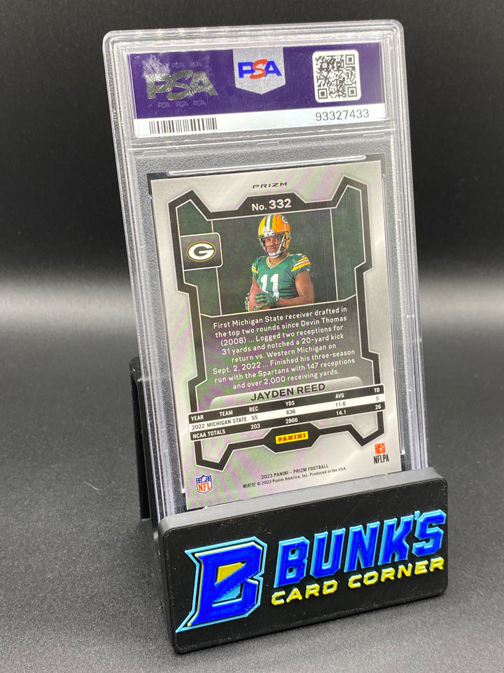 2023 Jayden Reed Variation-No Huddle PSA 10