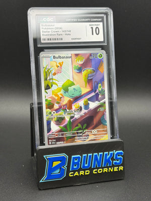 Bulbasaur Illustration Rare Holo CGC 10