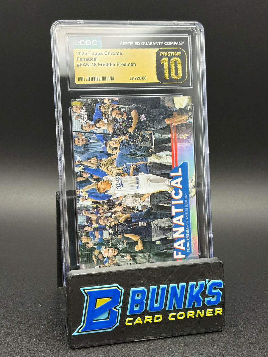 2025 Freddie Freeman Fanatical Topps Chrome CGC Pristine 10