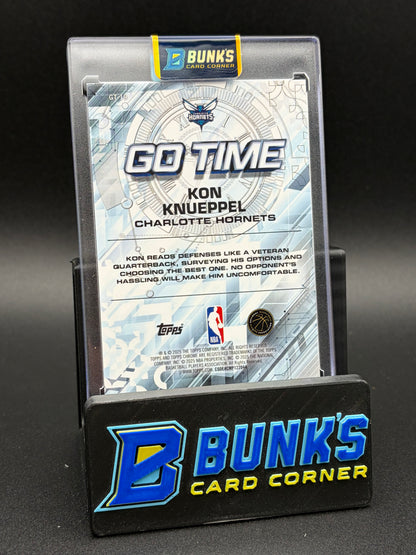 2025 Kon Knueppel Go Time Topps RC 20/99