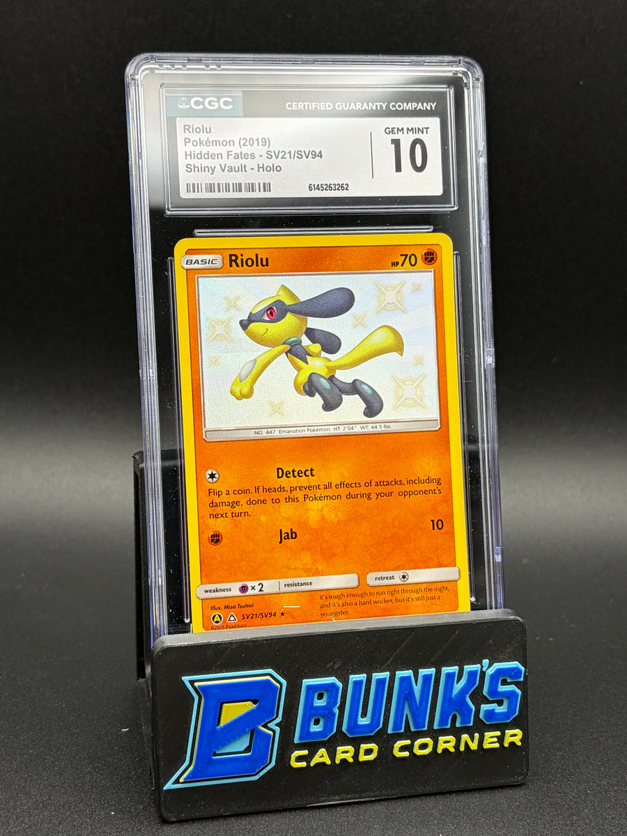 Riolu Shiny Vault Holo CGC 10
