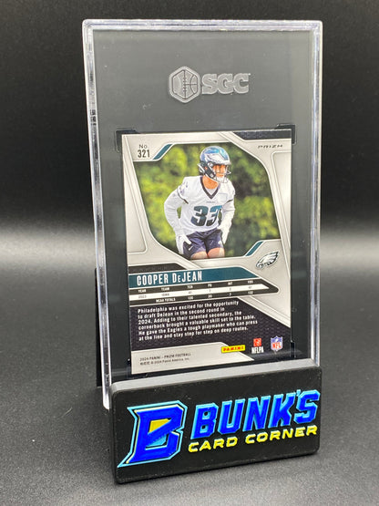 2024 Cooper DeJean Disco Prizm SGC 10