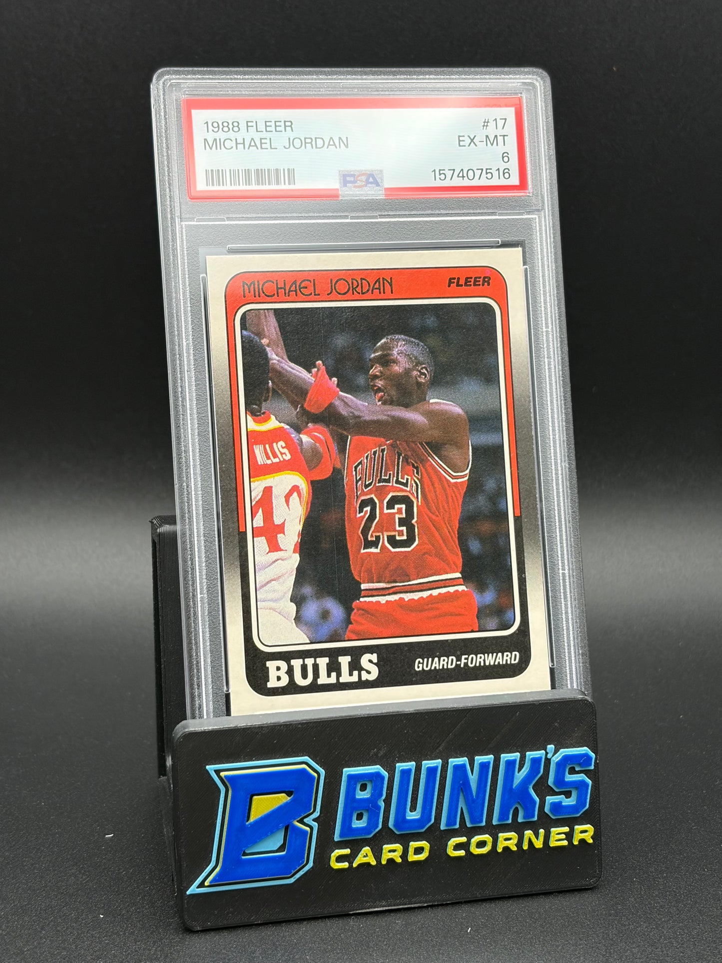 1988 Michael Jordan Fleer PSA 6