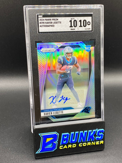 2024 Xavier Legette Auto. SGC 10/10