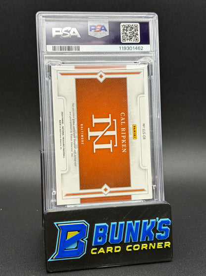 2024 Cal Ripken Legendary Lumber Signed Emerald Game Used Bat PSA 9 2/5