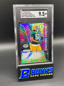 2019 Rashan Gary Sensational Sig. Purple Power Prizm 49/49 SGC 9.5