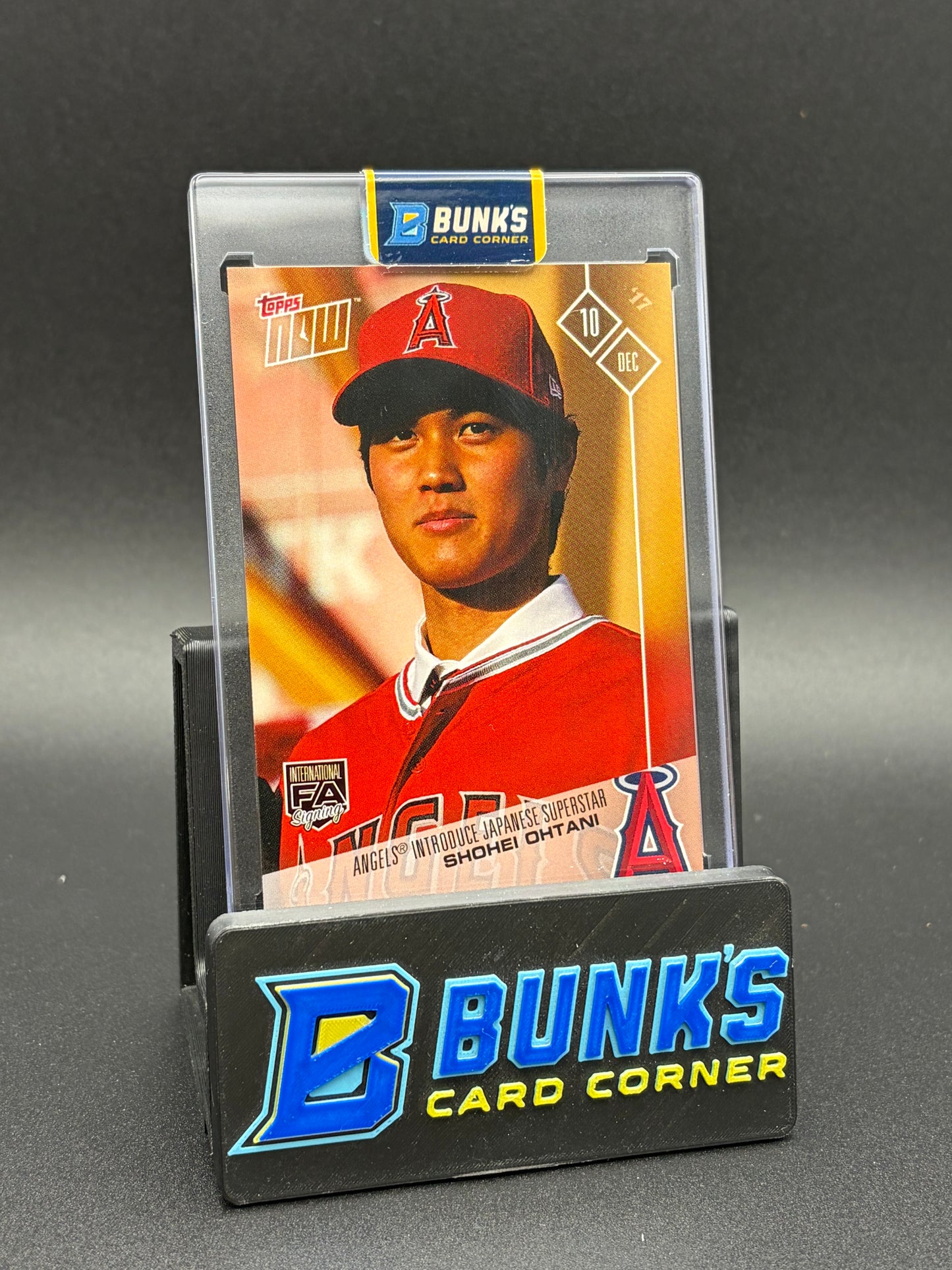 2017 Shohei Ohtani International Signing Topps Now