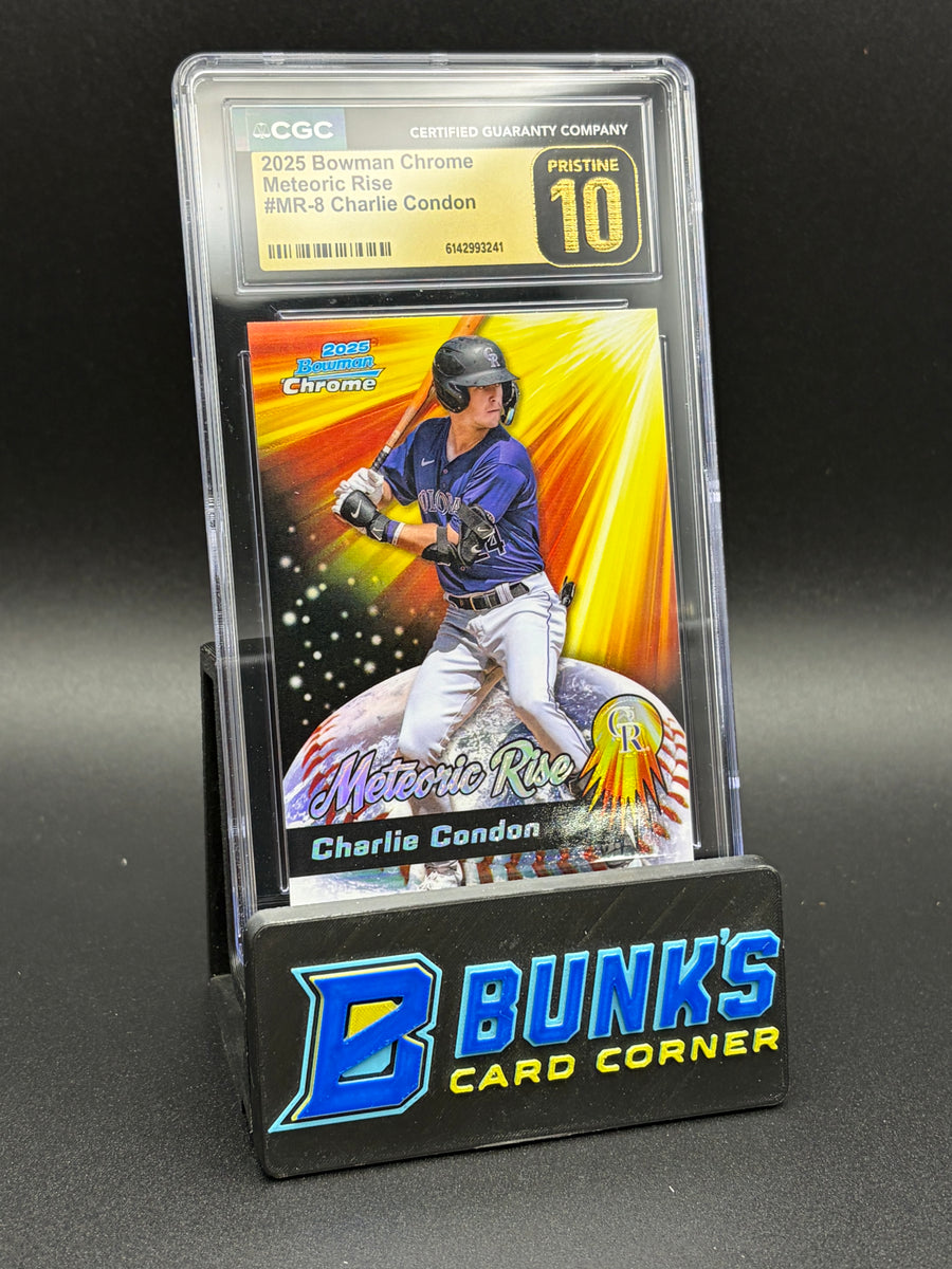 2025 Charlie Condon Meteoric Rise Bowman Chrome CGC Pristine 10