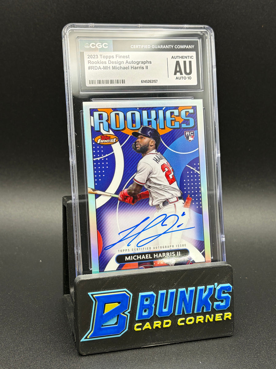 2023 Michael Harris II Rookies Design Auto Topps Finest CGC AU 10 RC