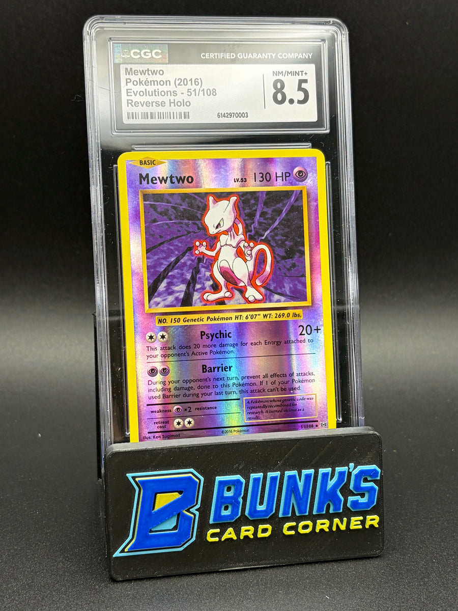 Mewtwo Reverse Holo CGC 8.5