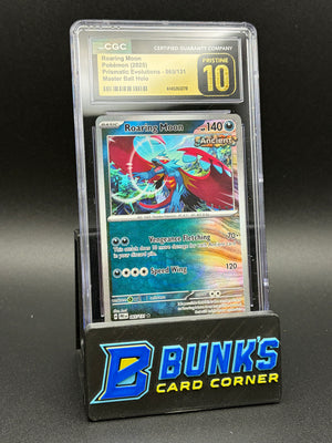 Roaring Moon Master Ball Holo CGC Pristine 10