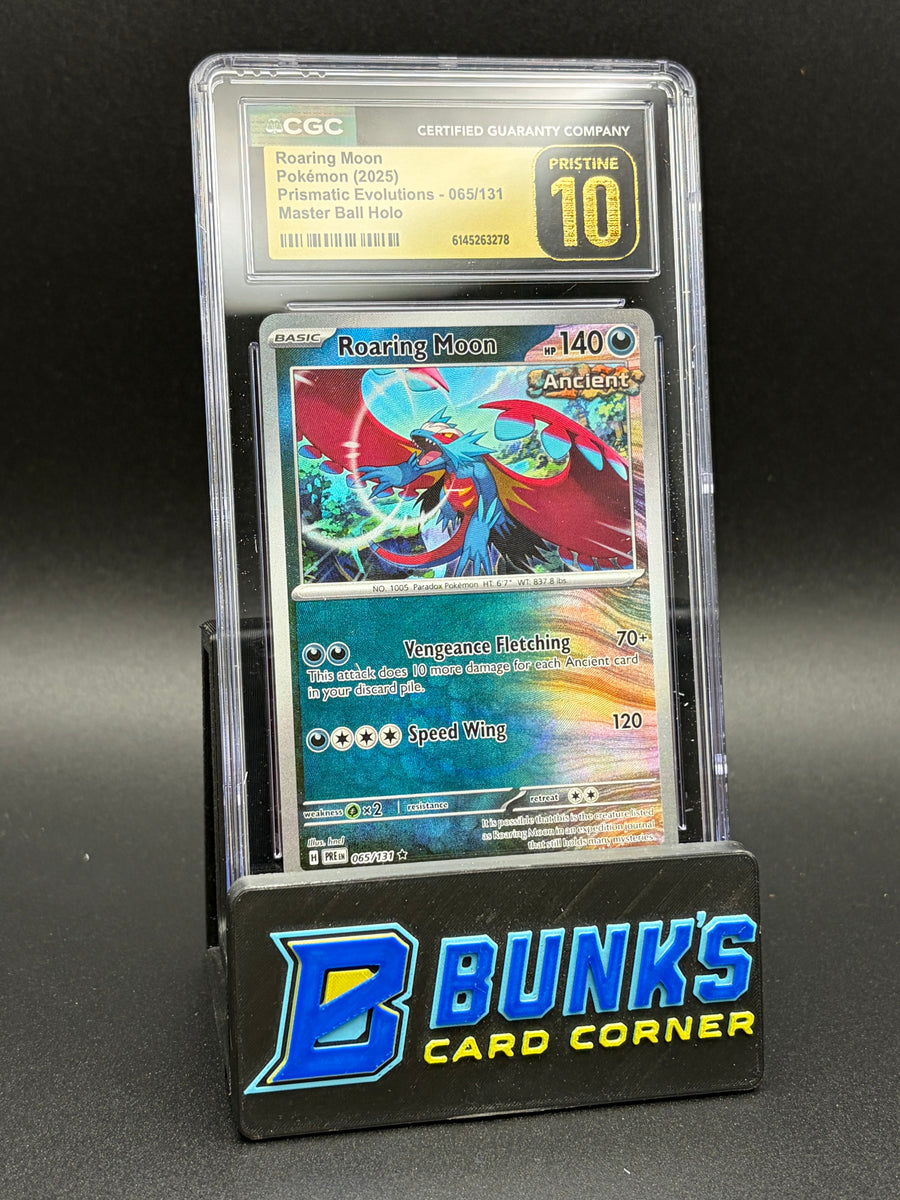 Roaring Moon Master Ball Holo CGC Pristine 10