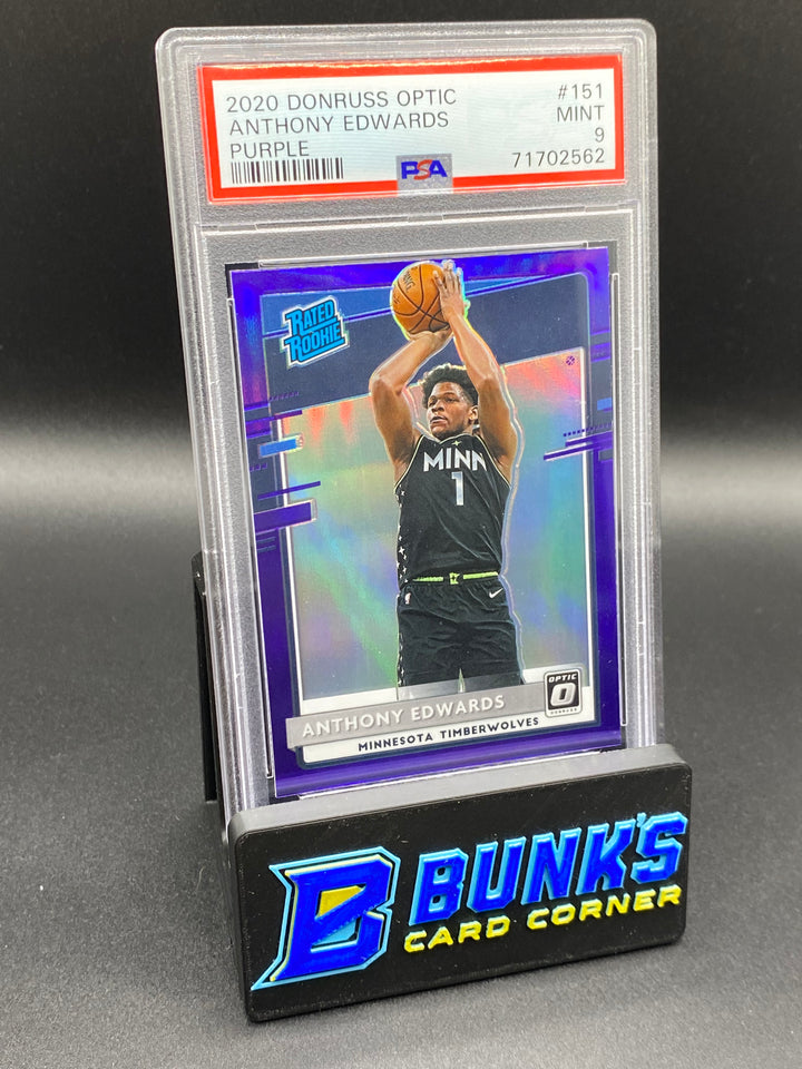 2020 Anthony Edwards Purple PSA 9