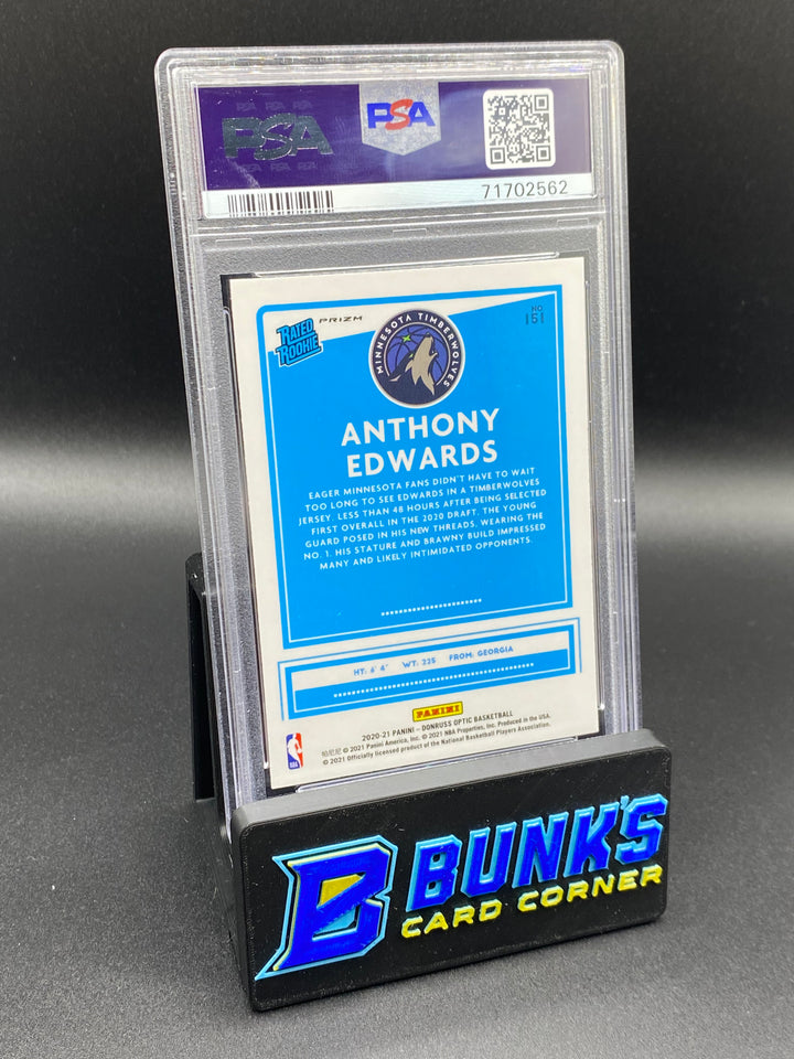 2020 Anthony Edwards Purple PSA 9
