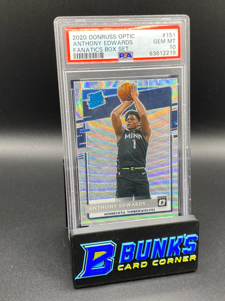2020  Anthony Edwards Fanatics Box Set PSA 10