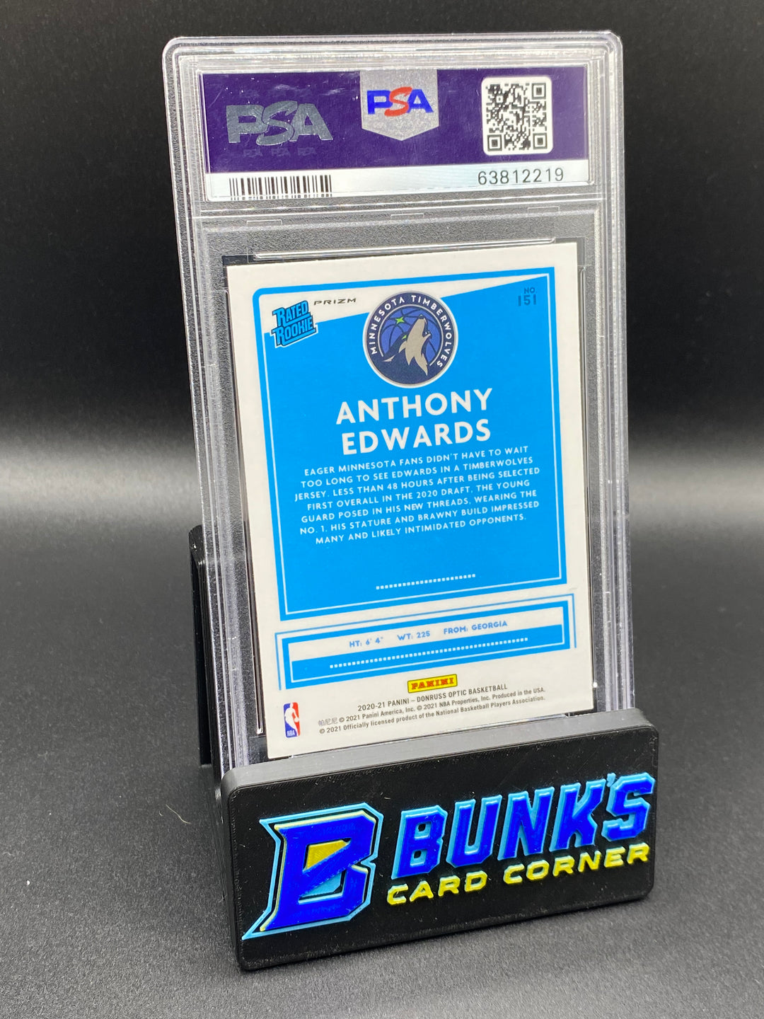2020  Anthony Edwards Fanatics Box Set PSA 10