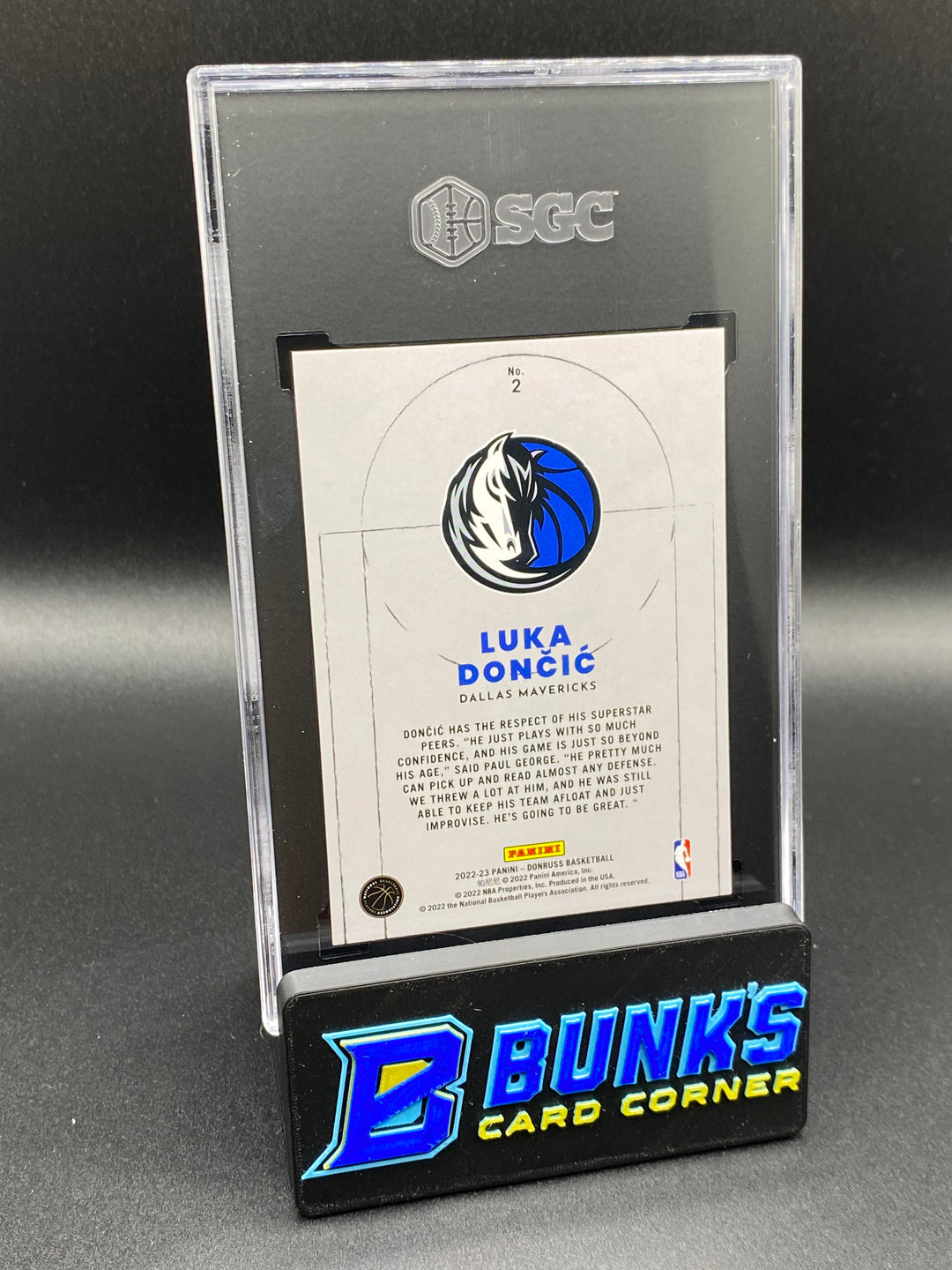 2022-23 Luka Doncic Craftsmen Gold Press Proof 4/10 SGC 10