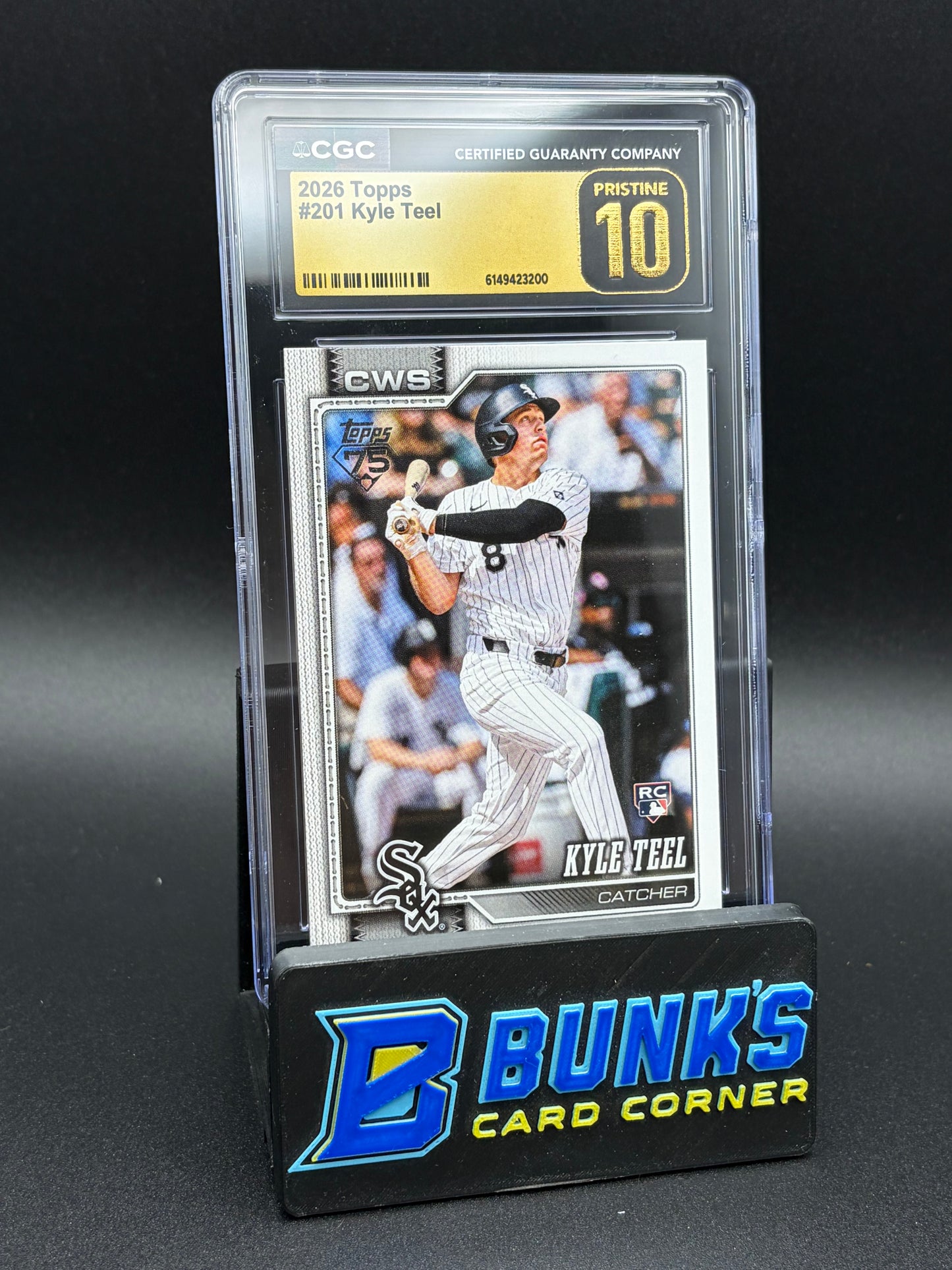 2026 Kyle Teel Topps CGC Pristine 10 RC