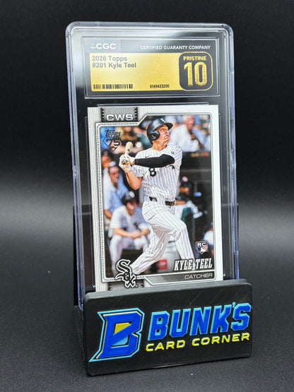 2026 Kyle Teel Topps CGC Pristine 10 RC