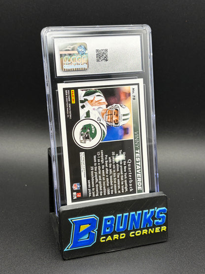 2024 Vinny Testaverde Red Zone Blue Auto Zenith CGC 10 Auto 10 23/25