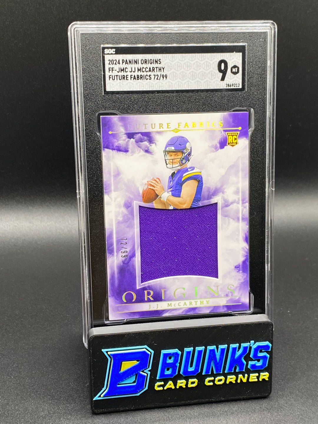 2024 JJ McCarthy Future Fabrics 72/99 SGC 9