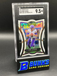 2019 Kirk Cousins White Die-Cut Prizm 21/35 SGC 9.5