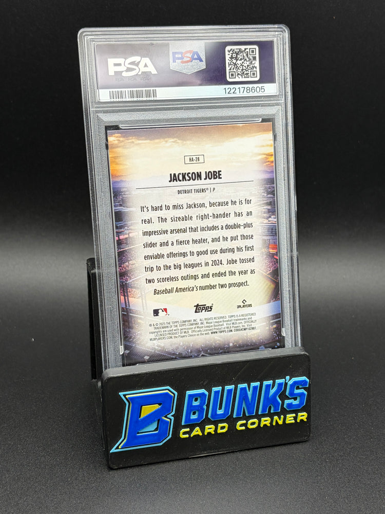 2025 Jackson Jobe Home Field Advantage Topps Chrome PSA 10 RC