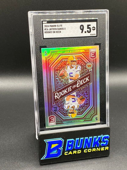 2024 Jayden Daniels Rookie On Deck SGC 9.5