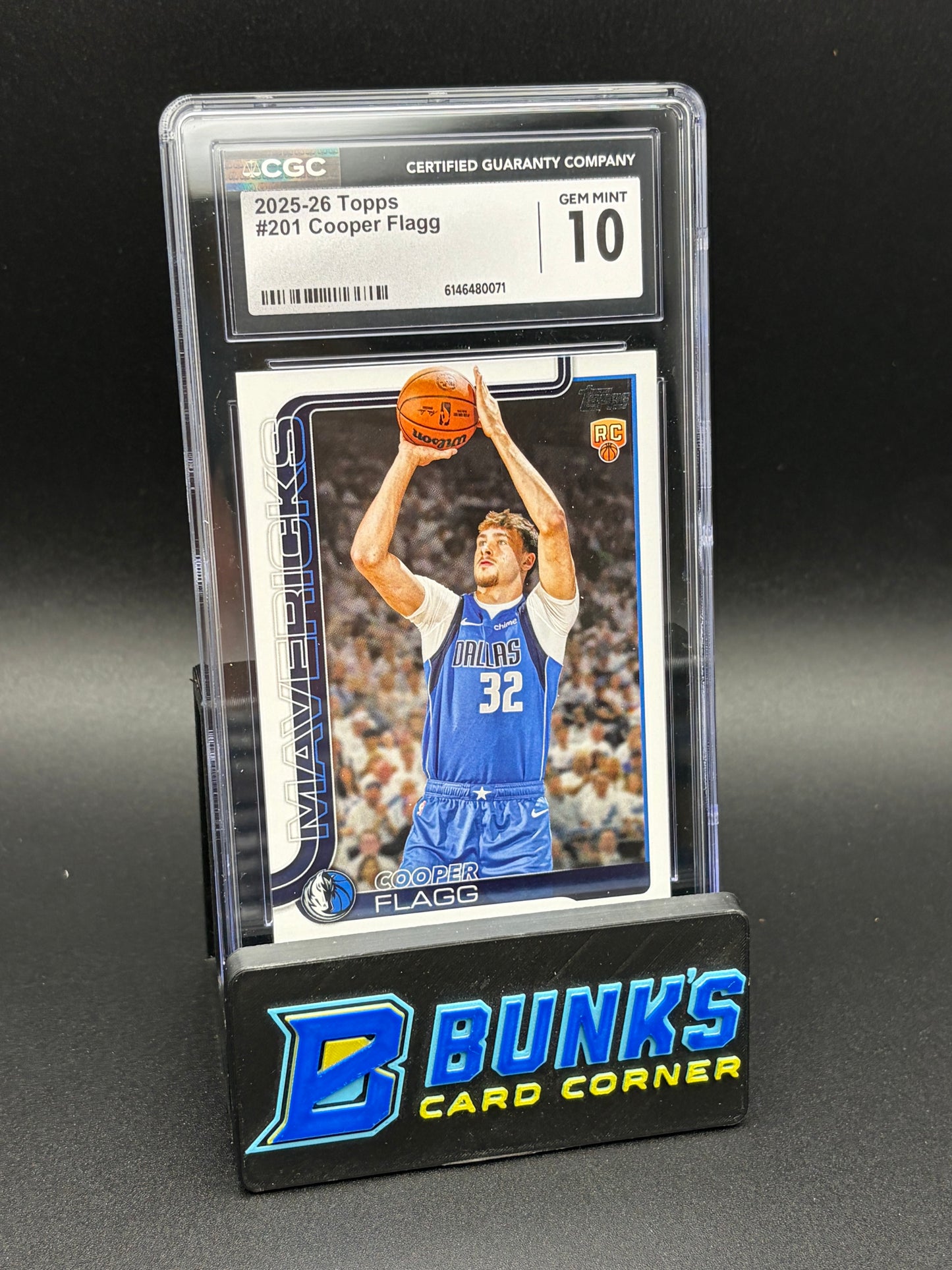 2025-26 Cooper Flagg Topps CGC 10 RC