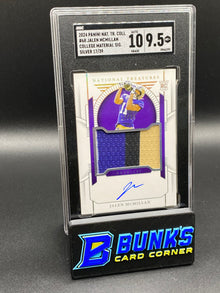 2024 Jalen McMillan College Material Sig. Silver 17/39 SGC 10/9.5
