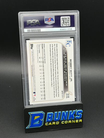 2022 Bobby Witt Jr Topps Update PSA 10 RC