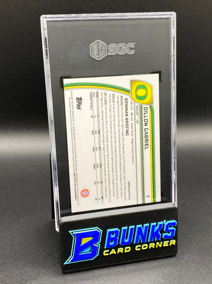 2024 Dillon Gabriel Green Shimmer Ref. 32/99 SGC 9.5