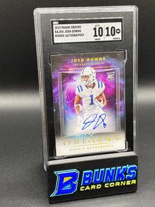 2023 Josh Downs Rookie Auto. SGC 10/10