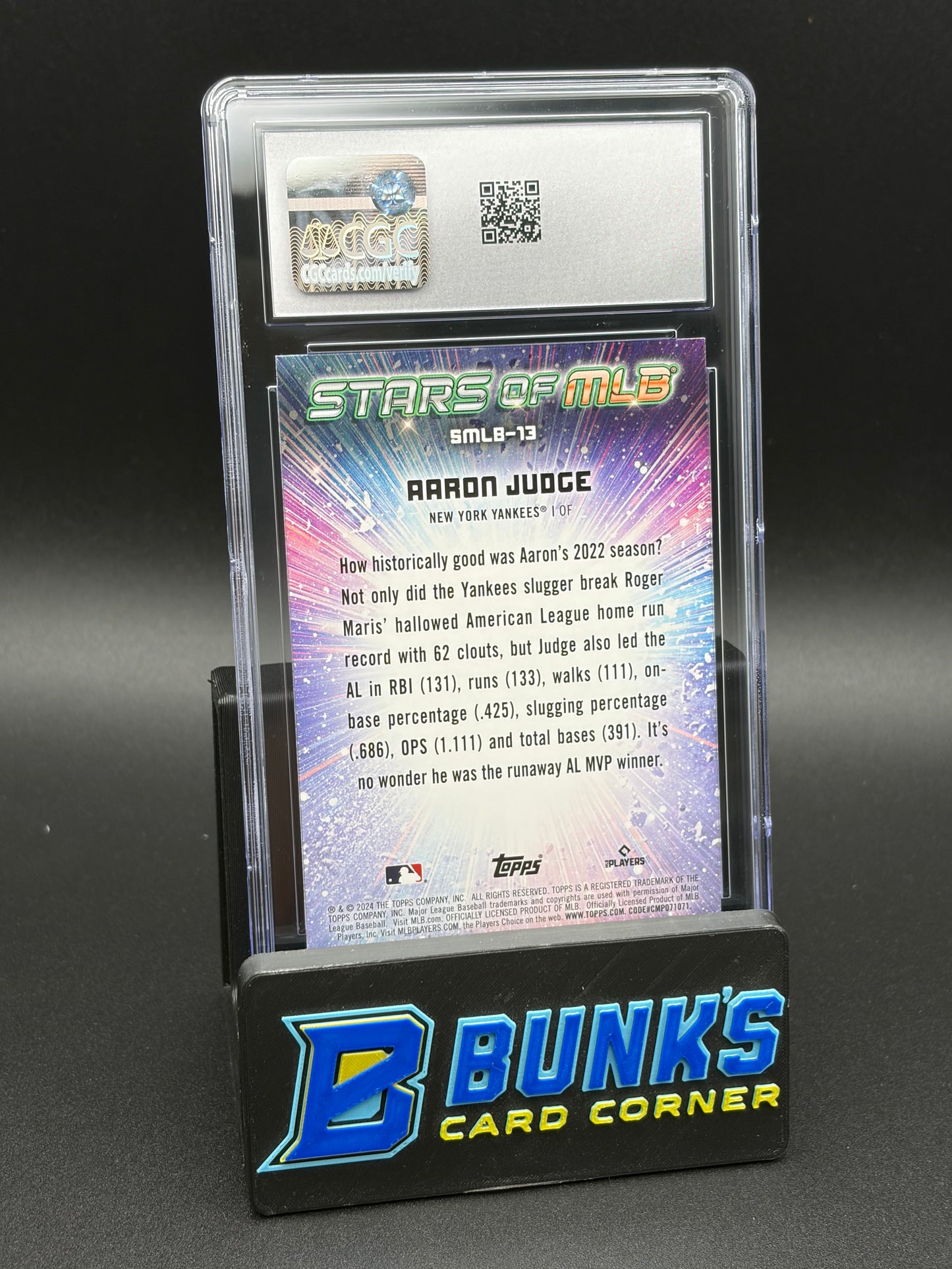 2024 Aaron Judge Stars of MLB Topps CGC 10