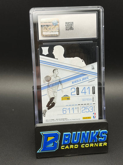 2015-16 Nikola Jokic Acetate Rookies Panini Prestige CGC 8.5 RC
